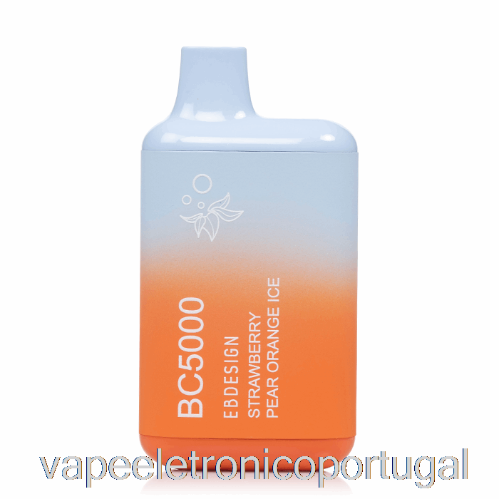 Vape Eletrônico Bc5000 Descartável Morango Pêra Laranja Gelo